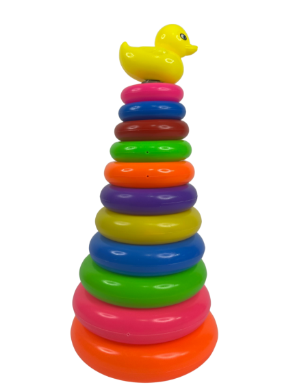 هرم حلقات ملون حجم كبير